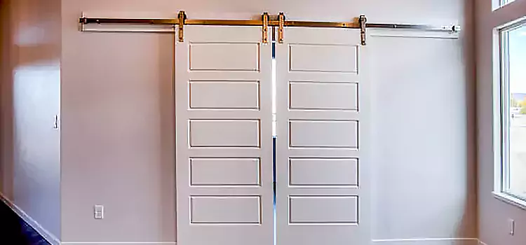 Glass Barn Door with Installation Hardware Kit North Valley Stream