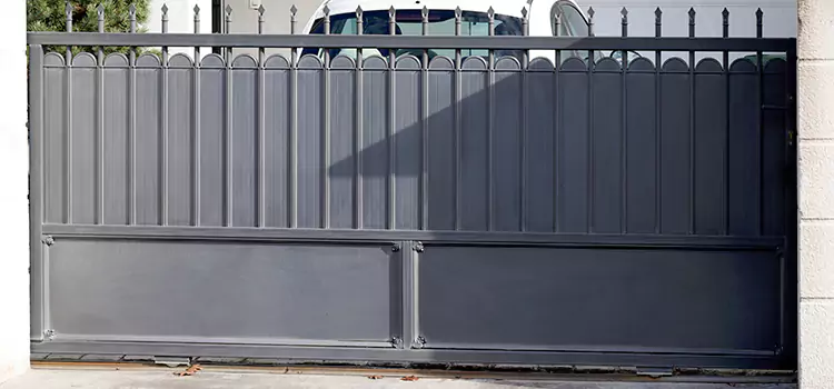 Metal Driveway Gate Installation North Valley Stream