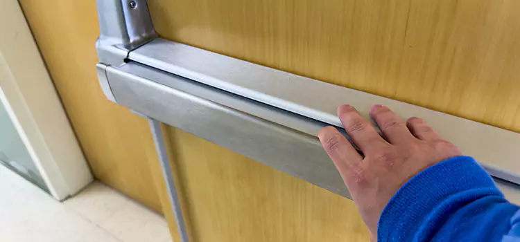 Installing a Push Bar on a Door North Valley Stream
